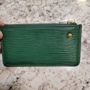 Authentic Pre-Owned-LV Green Epi Pochette